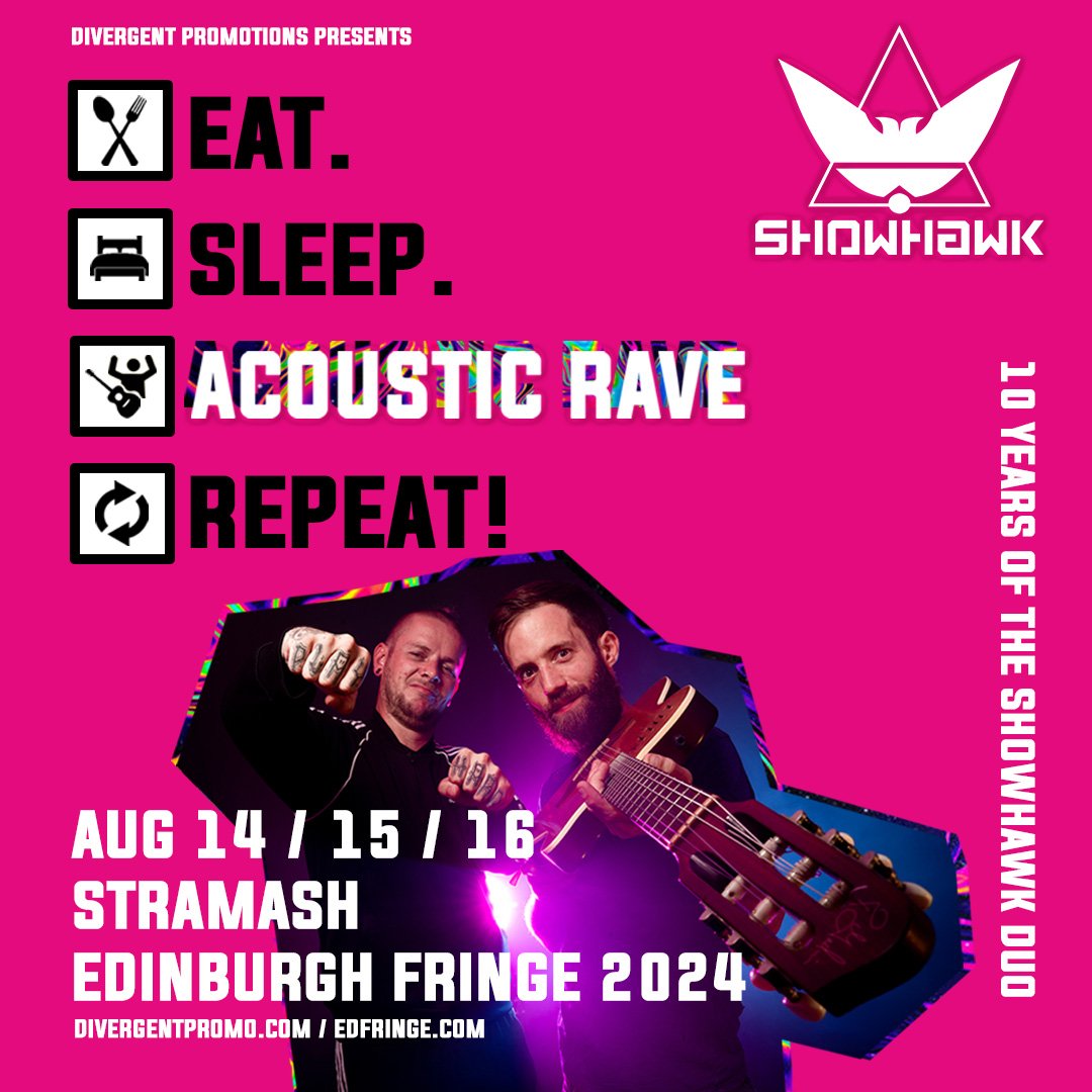 Where To Buy Edinburgh Fringe Tickets 2026.Showhawk Duo Edinburgh Fringe | Tickets & Event Dates